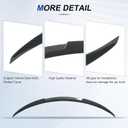 Spoiler for Tesla Model Y for 2020-2025 Wing Rear Spoiler Trunk Tail Rear Trunk Lid,M4 Style Carbon Fiber Style Performance,Model Y Accessories