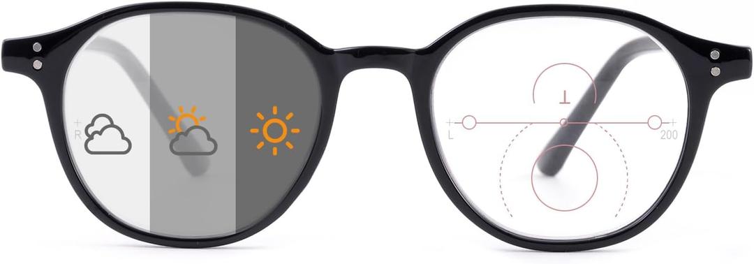 SKYWAY Photochromic Multifocus Reading Glasses women men Transition Sunglasses Blue Light Blocking Computer Readers