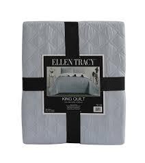 DI Ellen Tracy Quilt King Sham-Gray  20x36inch
