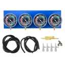 Motorcycle Carburetor Synchronizer, Fuel Vacuum Carb Sync Tool, Carburetor Synchronizer Tool Kit, Carburetor Synchronizer Balancer with 4 Gauge for 2 or 4 Cylinder