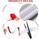 32.8ft x 0.9 Inch Flexible Peel and Stick Molding Trim for Wall, Baseboard, Backsplash, Tile Edge, Chair Rail, Mirror-self Adhesive Moulding Trim for Bathroom Wall Door Floor Window, White