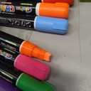 Celepen Window Chalk Markers for Cars Glass Washable, 8 Colors Jumbo Liquid Chalk Marker Pens with 10mm 3 in 1 Nib Wide Tip, Chalkboard Markers Car Window Paint Pen for Auto, Mirror, Poster