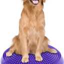 Dog Balance Disc 14", Dog Balance Equipment with Cushion and Pump, Pet Training Platform for Pet Rehabilitation Training, Strength Train Stability, Suitable for Small and Medium-Sized Pets