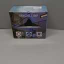 Solar Pendant Lights, Solar Powered Shed Light Outdoor Indoor Gazebo Light with Remote, Waterproof Hanging Chandelier for House, Home, Barn, Porch, Garden, Patio (Single Lamp)