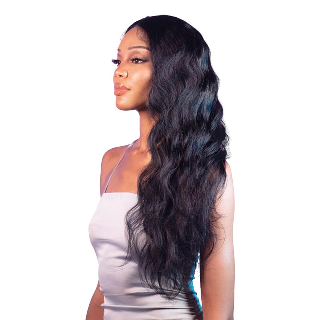 Shake N Go Virgin Remy Hair Weave Glossy 3 Bundles Body Wave 20"22"24" (Color:NATURAL)