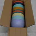 Teivio 16-Piece Cereal Bowls,26oz Wheat Straw Bowls Set, Unbreakable Durable Plastic Bowls for Kitchen, Camping, Kids Salad Snack Bowl Reusable, Dishwasher Safe, Multicolor