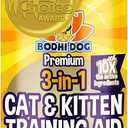 Bodhi Dog 3-in-1 Cat & Kitten Training Aid - Cat Deterrent Spray for Indoor and Outdoor Use - Protect Furniture, Rugs and Plants - Establish Boundaries & Keep Felines Off - Made in USA (8 Fl Oz)