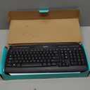 Logitech MK335 Quiet Wireless Keyboard and Mouse Combo - Black/Silver Keyboard and Mouse Combo Wireless, Ambidextrous