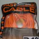 chubbycable Chubby 2.0 Fast Charging Cable Durable Soft Silicone USB C Cable 240W Extra Thick Charger Cord Compatible with iPhone 17-15 Series iPad, Orange, Type-C to Type-C, 3.3 FT