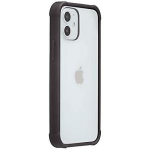 Amazon Basics Shockproof and Protective Case for iPhone 12 mini, Clear and Black, Pack of 4