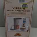 20L Luxury Towel Warmer Gift-Ready Box, Dual Heat, 30/60/90 Min Presets, Stainless Steel Interior, Tip-Over Auto Shut-Off, Includes 12 Fragrance Discs, Perfect Spa Gift for Home & Bathroom (Holiday Version)