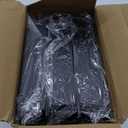 Wenqik 6 Pcs Stackable Paper Trays Rectangular Plastic Desk Holder Desktop Document File Organizer Storage Letter for Office Classroom (Black)