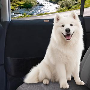 2 Packs Car Door Protector for Dogs, Waterproof Anti-Scratch Shield with Suction Cup (Black) (Black-A)