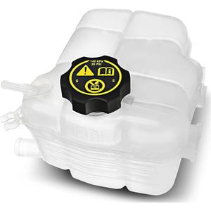 YHTAUTO Engine Coolant Recovery Overflow Reservoir Expansion Tank W/ Pressurized Cap For 10-16 Chevrolet Cruze, 12-14 Orlando & 16-18 Buick Cascada, 12-17 Verano, Replace for# 13505353, 13393368