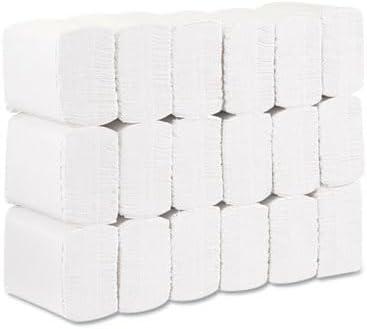 Tall Fold Dispenser Napkins, 1-Ply, 7 x 13.5 Inches, White, 4,500 Count per Carton