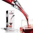 VINABON Wine Aerator Pourer Spout  Updated 2026 Professional Wine Aerator for Superior Flavor, Enhanced Bouquet & Rich, Smooth Finish. No-Leak, No-Drip, Spill-Free Design. Includes Wine Guide eBook