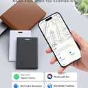Wallet Tracker:2026 Tracker Card for iPhone & Apple Find My - Card Locator (2-Pack) for Keys, Wallet, & Bags, Long-Lasting Battery, Lost Mode & Alerts