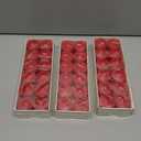 Candle Charisma Strawberry Scented Votive Candles - 10 Hour Burn time - Set of 12 for Dinner, Wedding, Halloween and Holiday Decorations