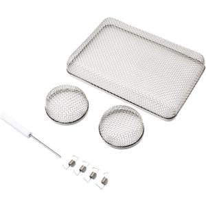 X-Haibei 3 Pack RV Furnace Vent Screen Cover Flying Insect Screens for Vents Stainless Steel with Installation Tool 2.8 x 1.2 inch 8.5 x 5.9 inch