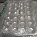 24 Pack x 10 Sets Count Cupcake Containers, Plastic Disposable Cupcake Boxes Holder, Stackable Clear Cupcake Carrier with High Tall Dome Lid