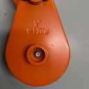 Snatch Block with Hook, 2 Ton WLL,Suitable for 3/8" Wire Ropes, Snatch Block Pulley for Rollback Wrecker, Car Hauler, Tow Truck Accessories, Winch Accessories