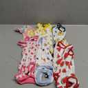 Kacctyen 6 Set Cat Recovery Suit After Surgery Female and Male Cat Kitten Surgery Suit E Collar Alternative Pajama Kitty Clothes for Spay Abdominal Skin Anti Licking(Fruit,Medium)