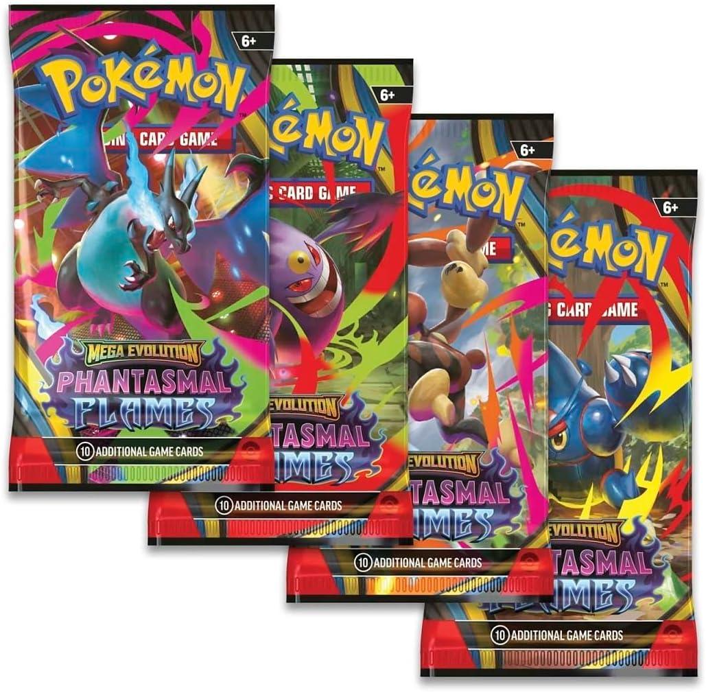 Pokmon TCG: Mega Evolution - Phantasmal Flames Booster Pack (10 Cards)