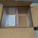 STORi Stackable Clear Plastic CD Organizer with Rubber Feet | Rectangular Jewel Cases Holder Perfect for Theatre Room | Holds up to 30 CD Cases | Made in USA
