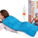 Boileau Electric Heating Pad for Back Pain and Period Cramps Relief, 17"x33" Extra Large XXXL, 3 Heating Levels Heat Pad with 2-Hour Auto Shut Off, Gifts for Women and Mom, Blue