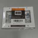 [2 Pack] BESTTEN 3-Gang Decorator Wall Plate, GFCI Outlet and Dimmer Switch Cover with 3 Decorator Openings, Standard Size, H4.53 x L6.38, Unbreakable Polycarbonate, UL Listed, White