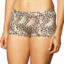 Maidenform womens Dream Boyshort Panty (6, Neutral Snow Leopard, Beige), Pack Of 2