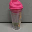 Portable Cereal Cup for On-the-Go Breakfast (Pink)