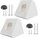 Ceiling Fan Light Fixture Mounting Box Fan Mounting Bracket FB900 Ceiling Fan Angle Mount for Cathedral Ceiling Angles of 80and Up (2Pack)