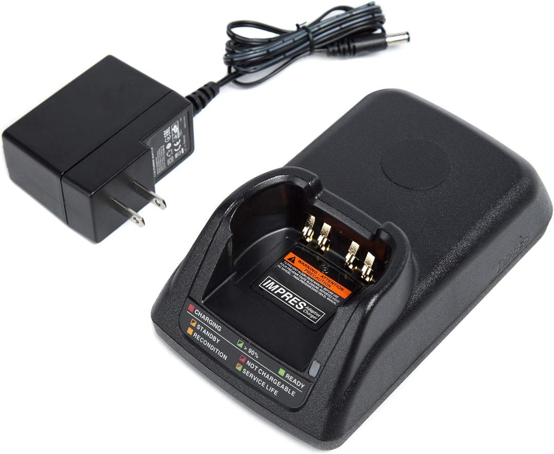 Motorola Rapid Charger for APX6000, APX7000, APX8000 Radios - Single Unit Desktop Charger - Replaces WPLN4232A (1 Pack)