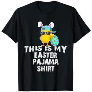 This is My Easter Pajama Shirt Adult Kids Funny Tee T-Shirt Size Large
