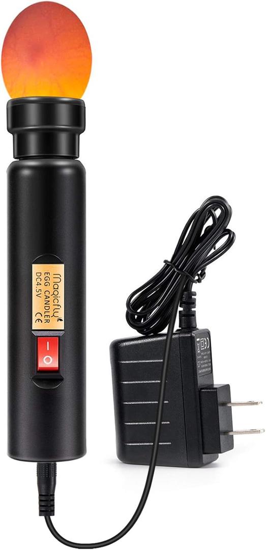 Magicfly Bright Cool LED Light Egg Candler Tester, Powered Only by Power Supply