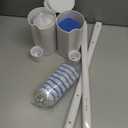 Topo Bear Disposable Toilet Brush Holder Set Toilet Wand (Pack of 2) Toilet Cleaner Scrubber with 24 Refills