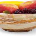 Radicaln Marble Fruit Bowl 10" Green Onyx Handmade Fruit And Vegetable Holder Decorative Bowl For Kitchen Counter Dcor Fruit Dish & Banana Holder