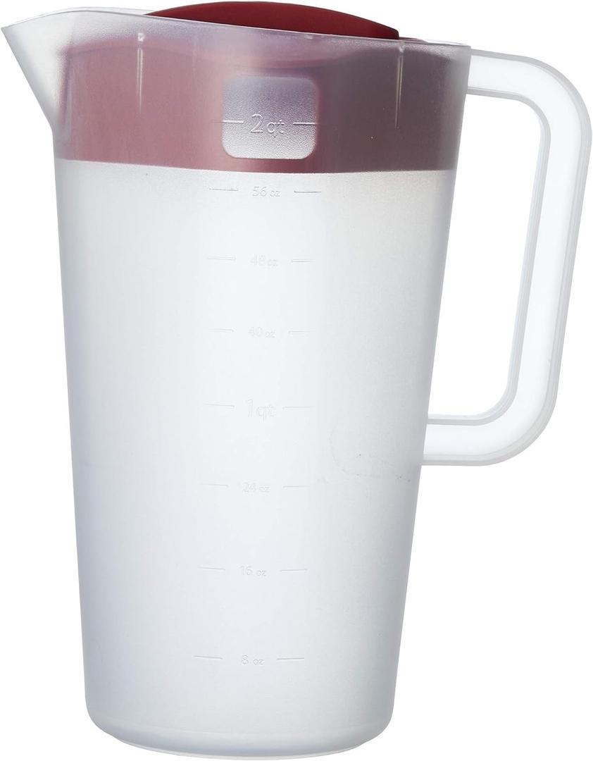 GoodCook 1/2-Gallon Pitcher with 4 Way Lid, BPA Free