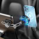 MINDSKY Cooling Mag safe Car Charger Phone Mount for Tesla 3 / Y/S/X Accessories Cellphone Holder for Car Monitor/Dashboard