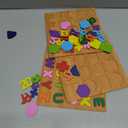 Alphabet Wooden Puzzles for Toddlers 3-5, Pack of 3 ABC, Number and Shape Puzzle, Preschool Educational Learning Toys with Puzzle Board & Letter Blocks for Girls Boys Ages 3 4 5 Years Old