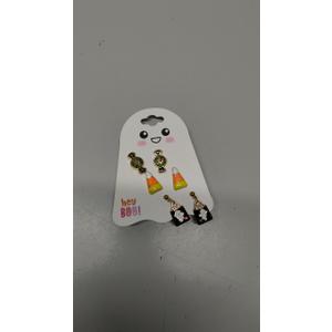 3 Pair  Halloween Candy Earrings