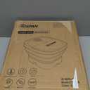 HOSPAN Collapsible Foot Spa Electric Rotary Massage, Foot Bath with Heat, Bubble, Remote, and 24 Motorized Shiatsu Massage Balls. Pedicure Foot Spa for Feet Stress Relief - FS02A