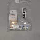 KISS Salon Acrylic French Nail Manicure Set, Medium Length, Square, Je T'aime, Nail Kit Includes Pink Gel Nail Glue (Net Wt. 2 g / 0.07oz.), Mini File, Manicure Stick, and 28 Fake Nails