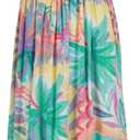 Roxy Girls' Island Cove Sleeveless Dress, Summer Fit & Flare Silhouette (L)