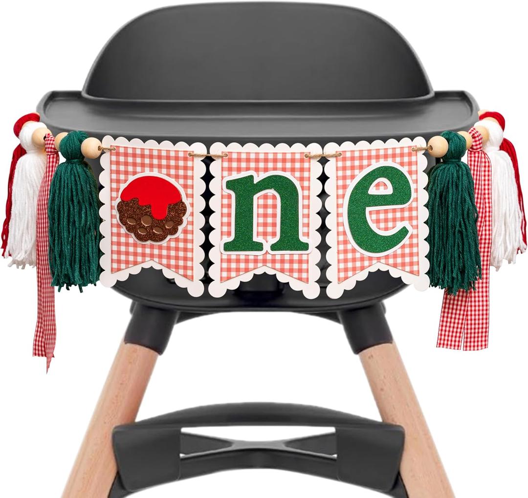 Upfirst Meatball First Birthday High Chair Banner - Italian Food Theme First Bday Party Supplies,Our Little Meatball Is Turning One Decor Banner,1st Birthday Photo Props
