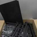 Kottwca 4 Row 10 Tier Large Shoe Rack Organizer for Closet Entryway, 7280 Pair Shoe Boot Storage Rack, Metal Shoe Shelf Big Vertical Stackable Shoe Stand for Bedroom Corner