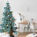 3 x SIMISI RIBBON Dusty Blue Frayed Velvet Ribbon 1.5 Inch Handmade Vintage Ribbon for Christmas Tree, Gift Wrapping, Outdoor, Wreath, Garland, Hair Accessories, Bows Making, Flower Bouquet (6 Yards)