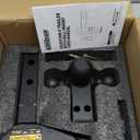 Drop Hitch Adjustable Trailer Hitch, Tow Hitch with 6-Inch Drop/Rise for Truck (16,500 LBS GTW), Adjustable Drop Hitch Fits 2-Inch Receiver, Trailer Hitches with Double Anti-Theft Pins Locks