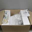 SmartBidet SB-2000 Smart Bidet Electric Bidet Toilet Seat with Heated Seat, Warm Water, Air Dryer  Side Control Panel, Elongated